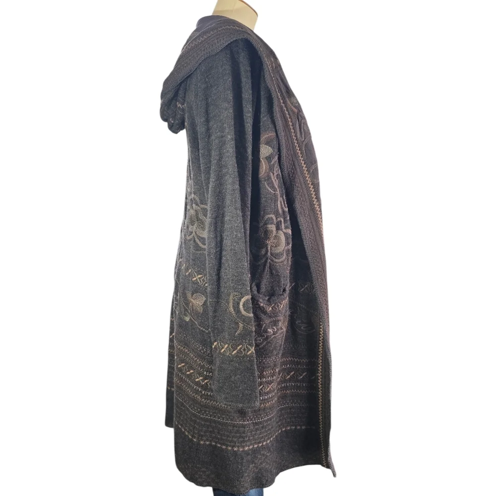 Johnny Was Biya Open Front Coat Womens Size M - Picture 4 of 16